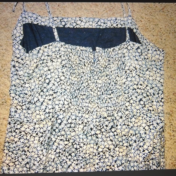 Junior/Woman Size Medium - Blue Print Dress  by Abercrombie and Fitch - Picture 2 of 3